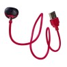 chargeur magnétique usb rouge