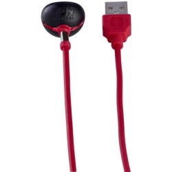 chargeur magnétique usb rouge