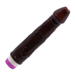 vibrateur vagues de plaisir 23 cm marron