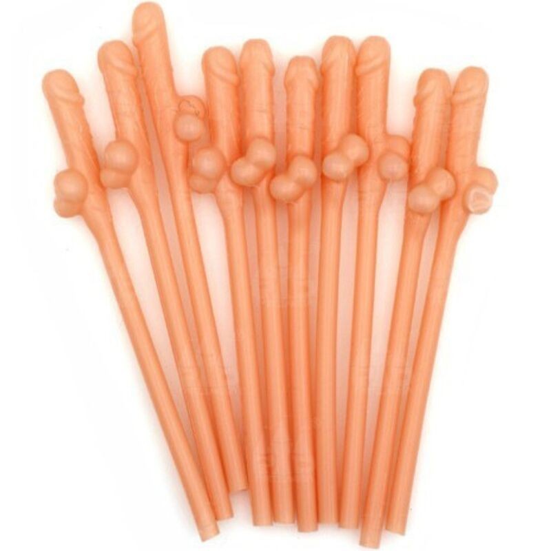 10 pailles en forme de pénis 10 pailles en forme de pénis