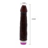 vibrateur vagues de plaisir 23 cm marron