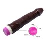 vibrateur vagues de plaisir 23 cm marron