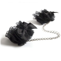 indiscrets frou frou menottes organza