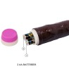 vibrateur vagues de plaisir 23 cm marron