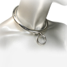 collier bdsm avec anneau 10cm