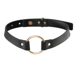 collier ras de cou noir