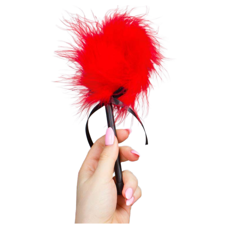 duster de marabou rouge duster de marabou rouge