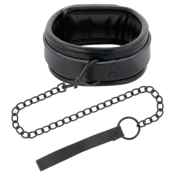 collier noir avec chaîne
