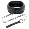 collier noir avec chaîne