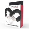 menottes en métal doublées noires