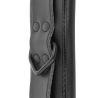 menottes de cheville ajustables cuir noir