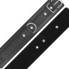 menottes réglables noires avec double ruban de renfort