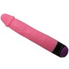 vibrateur réaliste sexe coloré rose 23 cm