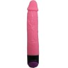 vibrateur réaliste sexe coloré rose 23 cm