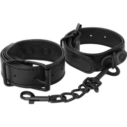 menottes texturées larges et mince