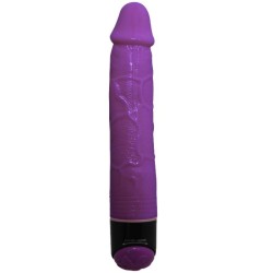 vibrateur réaliste coloré sex lilas 23 cm
