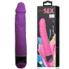 vibrateur réaliste coloré sex lilas 23 cm