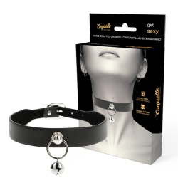 collier cuir vegan femme accessoire hochet-cerceau