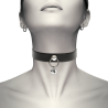 collier cuir vegan femme accessoire hochet-cerceau