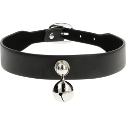collier en cuir vegan femme hochet accessoire