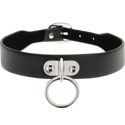 collier en cuir vegan femme accessoire fétiche