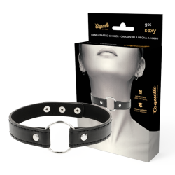 collier en cuir vegan accessoire femme