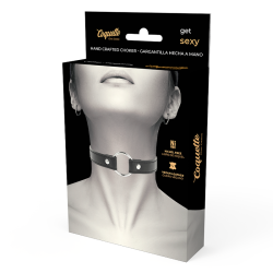 collier en cuir vegan accessoire femme
