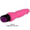 vibrateur réaliste sexe coloré rose 24 cm