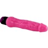 vibrateur réaliste sexe coloré rose 24 cm