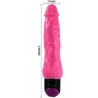 vibrateur réaliste coloré sex lilas 24 cm
