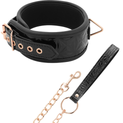 black edition premium collier en cuir vegan