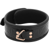 black edition premium collier en cuir vegan