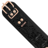 black edition premium collier en cuir vegan