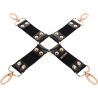 black edition cravate en cuir vegan