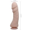 le gode gros pénis  vibration naturelle 23.5 cm