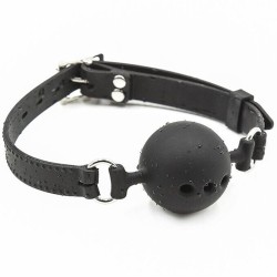 bâillon à boule en silicone respirant taille l