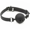 bâillon à boule en silicone respirant taille l