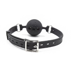 bâillon à boule en silicone respirant taille l