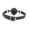 bâillon à boule en silicone respirant taille l