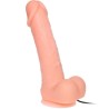 gode réaliste dong vibration et rotation 20 cm