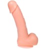 gode réaliste dong vibration et rotation 20 cm