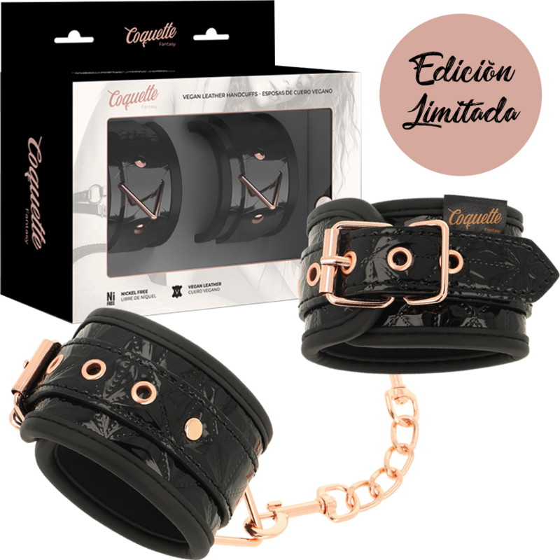 menottes édition noire avec doublure en néoprène menottes édition noire avec doublure en néoprène