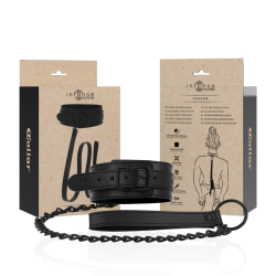 fetish collier en cuir vegan