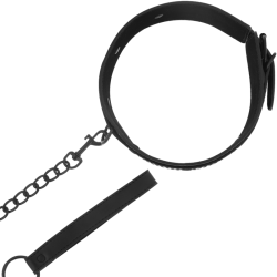 fetish collier en cuir vegan