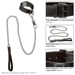 euphoria collier avec laisse chaîne