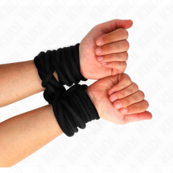 corde en coton 5 mètres noir