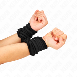 corde en coton 5 mètres noir