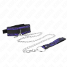 collier court en dentelle de velours avec ceinture 105 cm avec garniture en nylon 44 x 5,5 cm