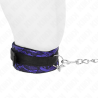 collier court en dentelle de velours avec ceinture 105 cm avec garniture en nylon 44 x 5,5 cm