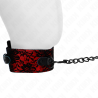 collier dentelle avec ceinture avec ceinture en cuir vrai 105 cm - 44 x 5,5 cm